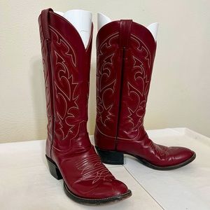 Vintage Larry Mahan Women's Leather Western Boots - sz 265